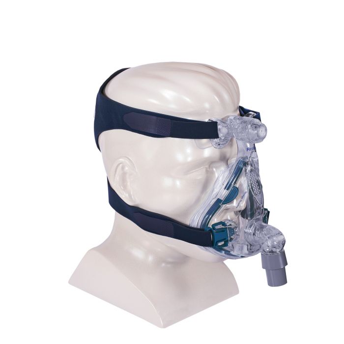 Download Resmed Mirage Quattro Full Face Cpap Mask Et Headgear Small PSD Mockup Templates