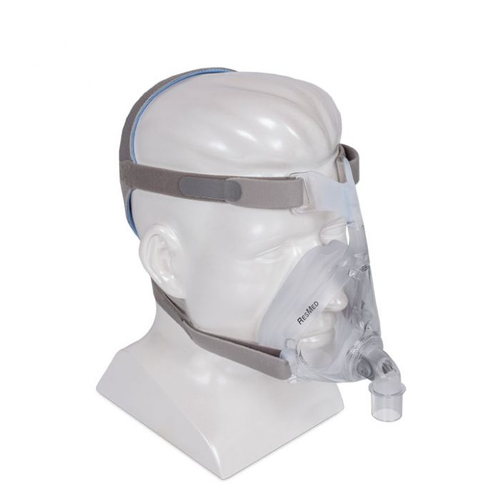 Download Resmed Quattro Air Full Face Cpap Mask And Headgear Medium PSD Mockup Templates